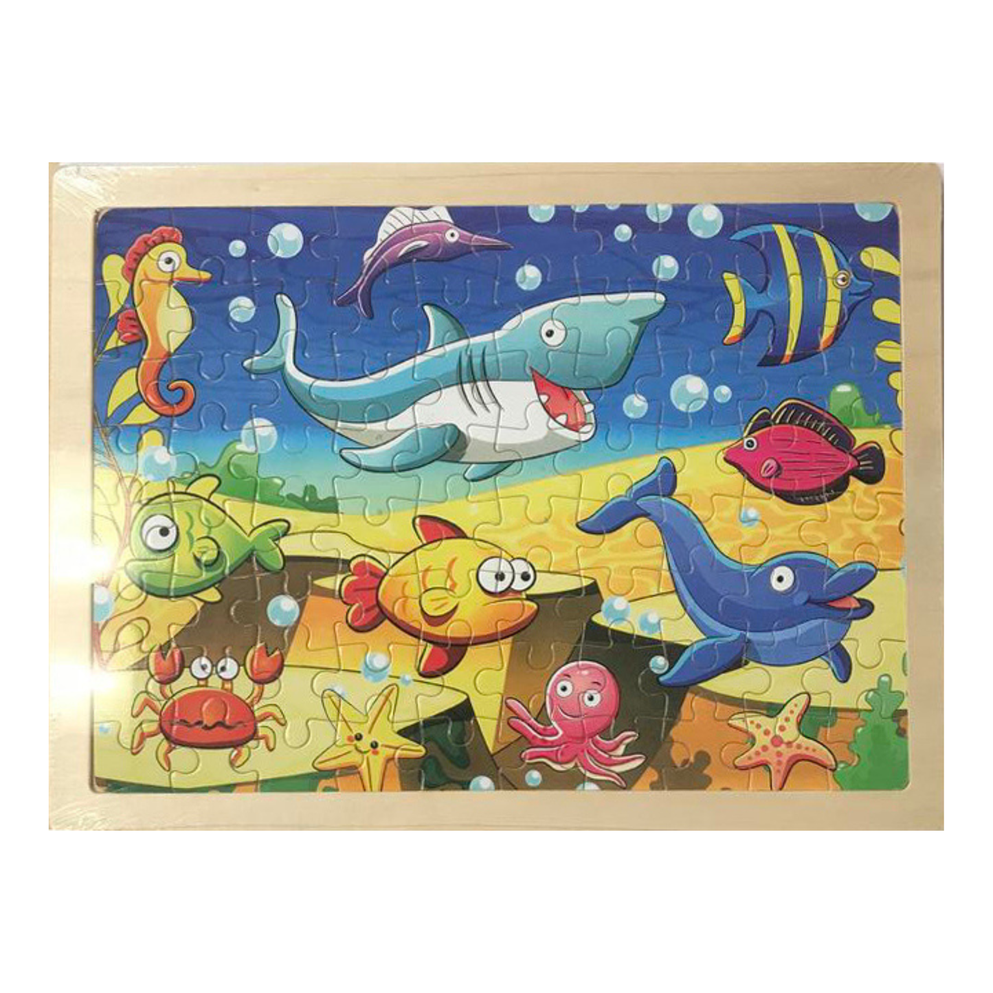 Wooden Jigsaw Puzzle, 6 Options Available: Barnyard