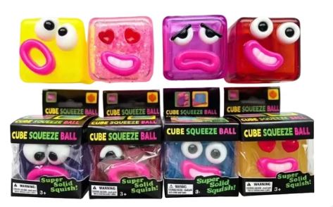 SILLY FACE CUBE SQUEEZE