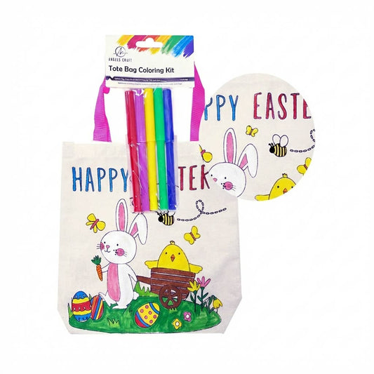 Easter Coloring Tote Bag Kit