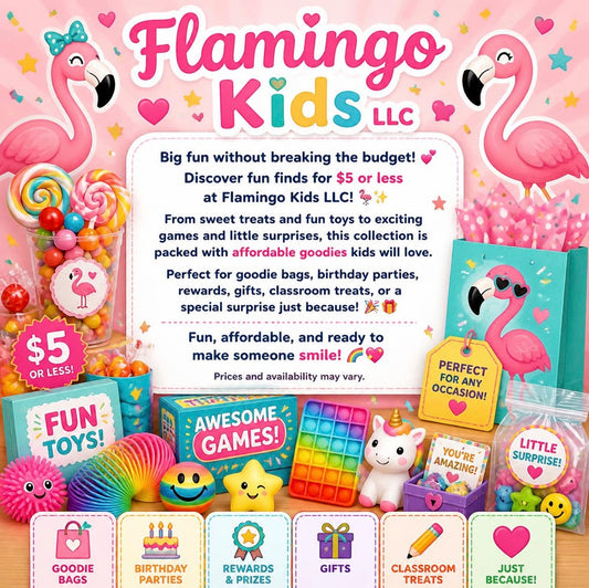 Big Fun for $5 or Less at Flamingo Kids LLC! 🎉