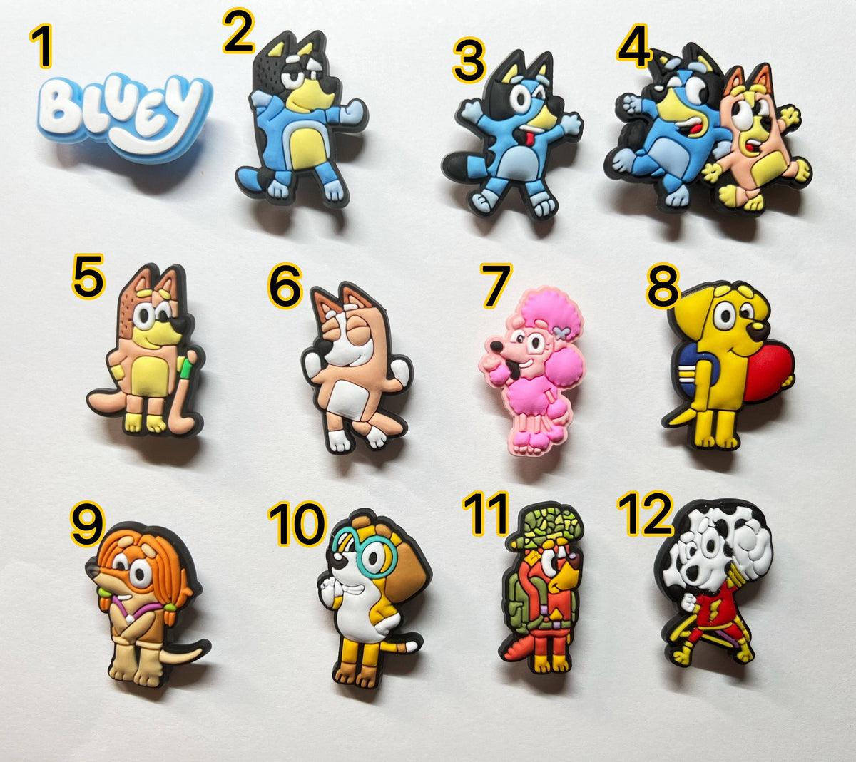Bluey Bingo Charms