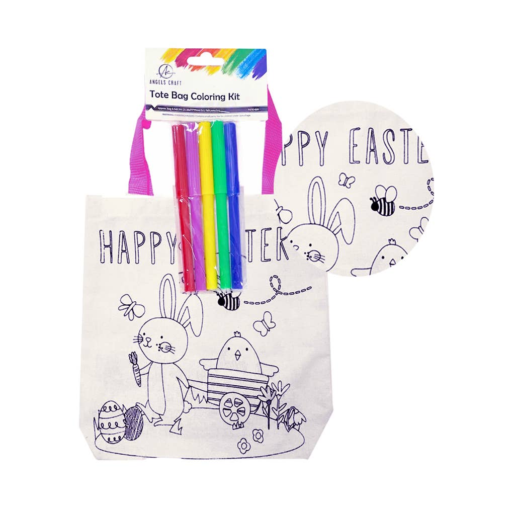 Easter Coloring Tote Bag Kit