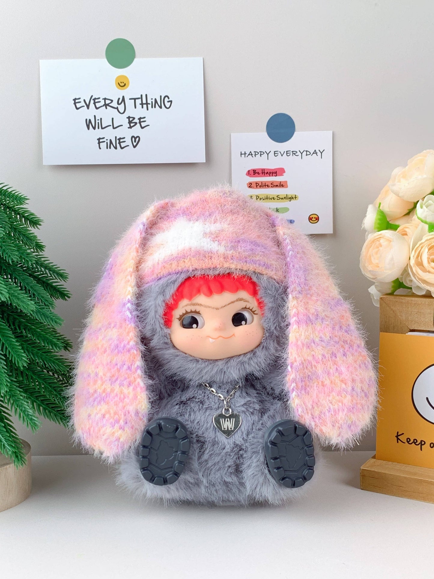 Wakuku dolls – One-of-a-Kind Art Toy: Mix colors