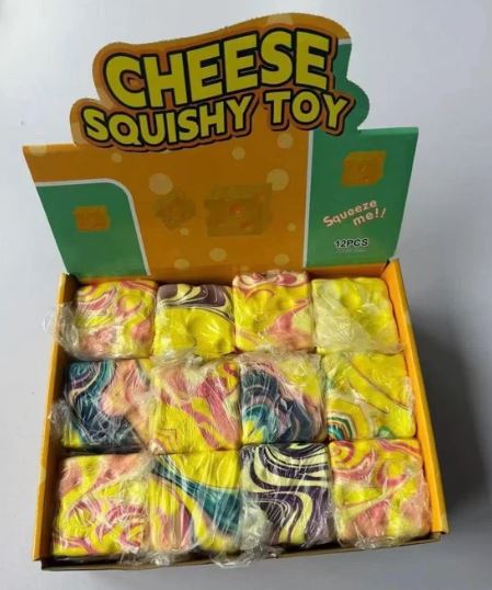 cheese squishy multicolor