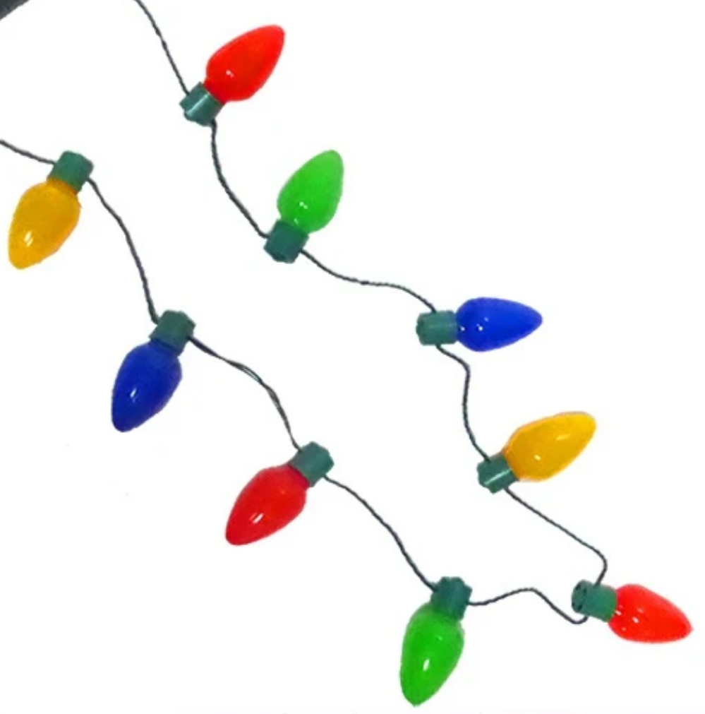 Christmas Light Up Necklace 9 Bulb