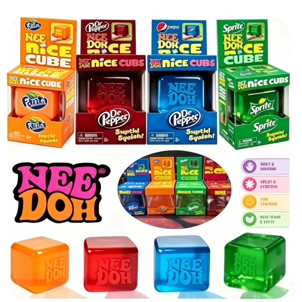 NeeDoh Soda Can – Assorted