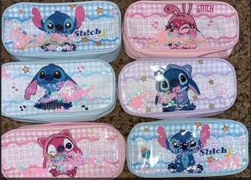 Stitch & Angel Zipper Pouches – Assorted Designs