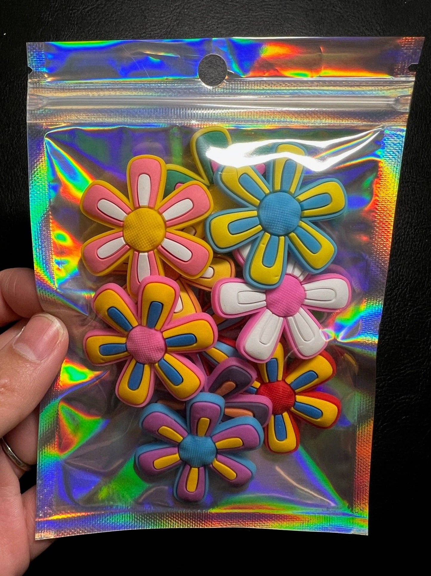 Pick your own Colorful Flowers Design Theme Shoe Charms Best Quality JuliesDecalDesign: #3