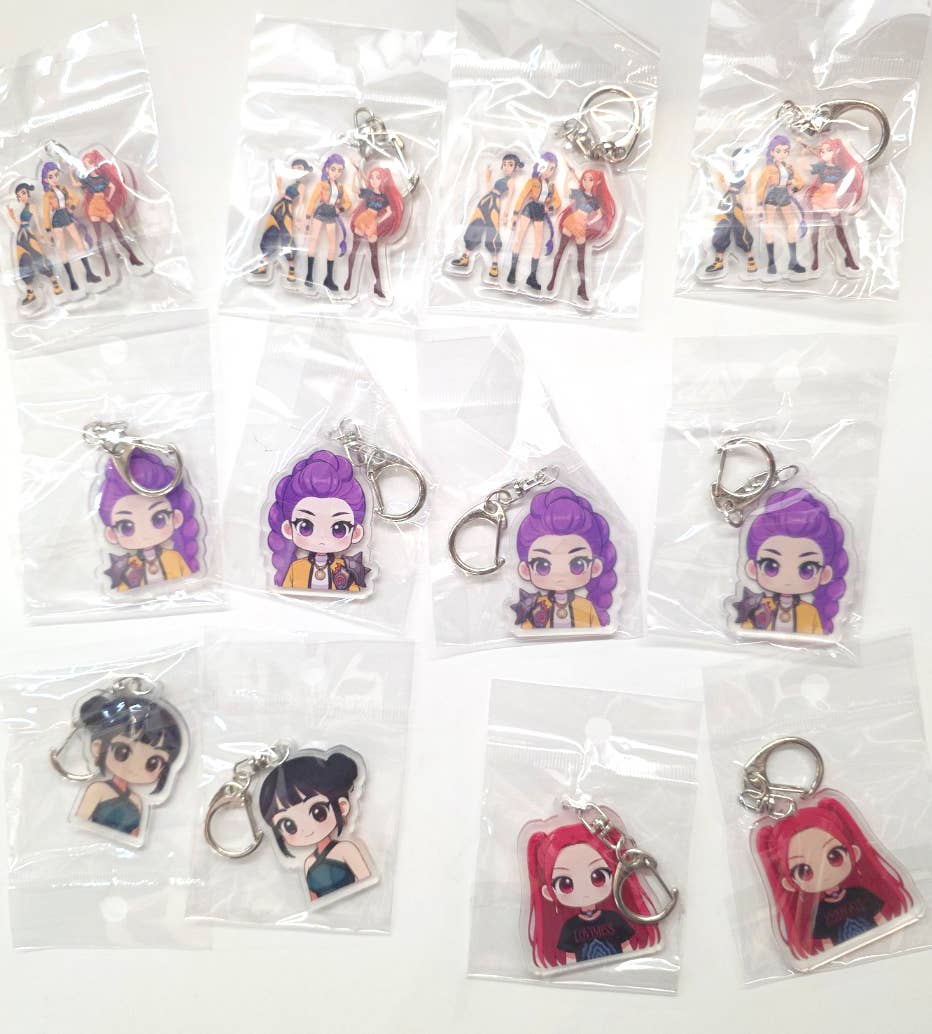 K-pop Demon Hunter Keychain KPOP Rumi Mira Zoey: A-Type