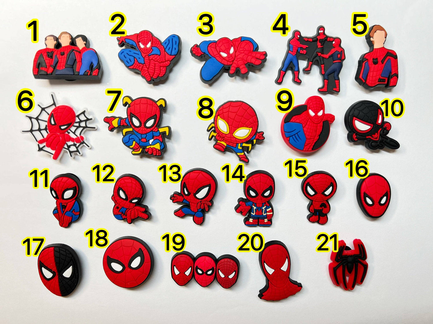 Spiderman Charms
