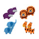 Felt Shapes - Safari Animals, 8-ct