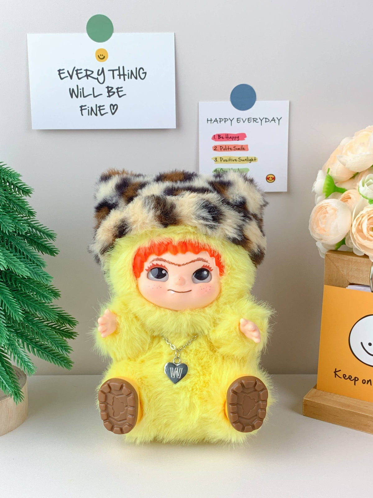 Wakuku dolls – One-of-a-Kind Art Toy: Mix colors