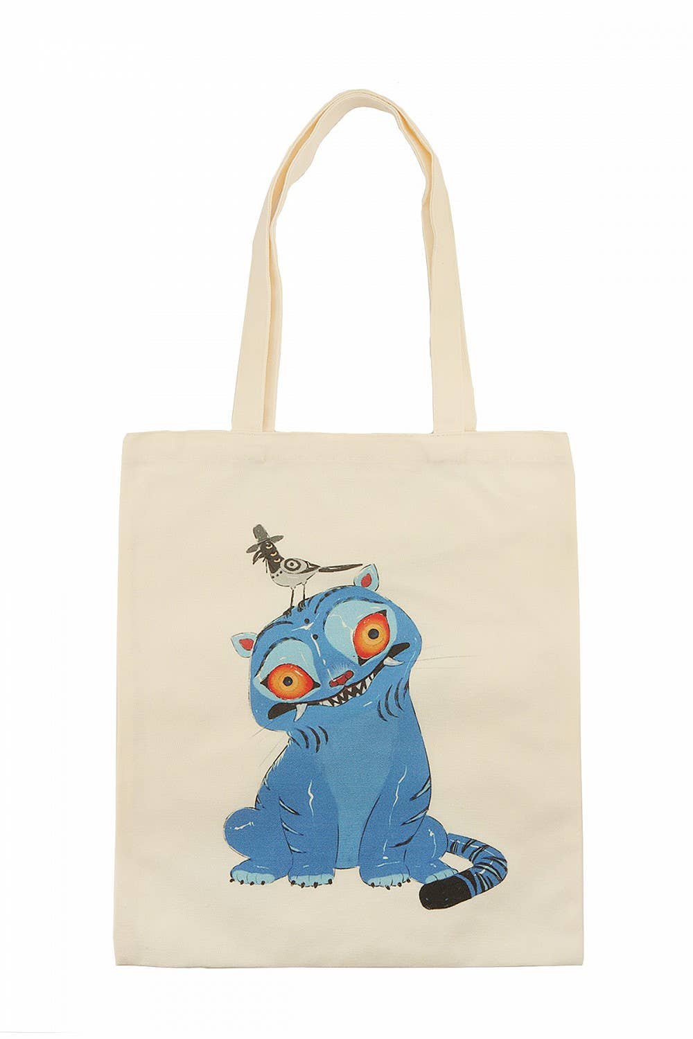 K-pop Demon Hunter Blue Tiger Derpy KPOP CANVAS TOTE BAG: MIX