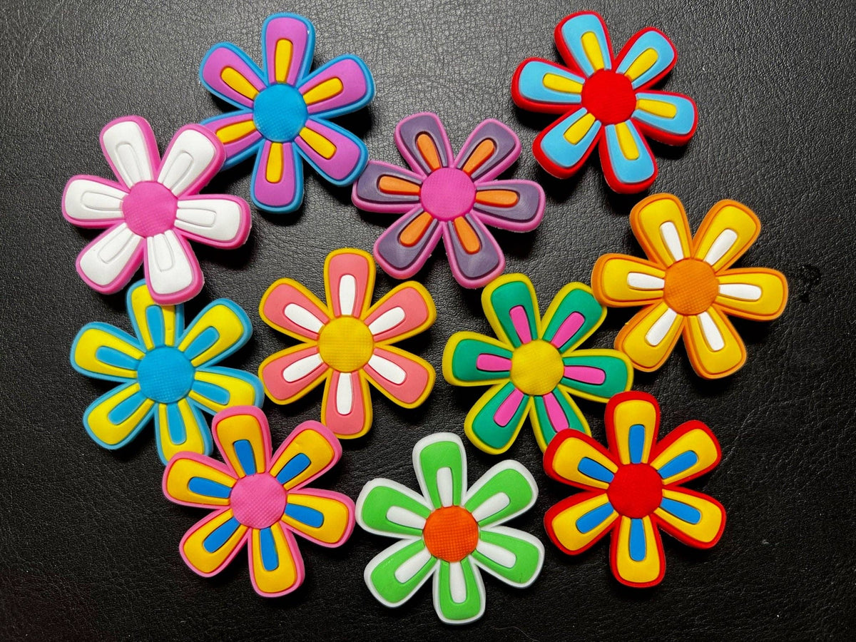 Pick your own Colorful Flowers Design Theme Shoe Charms Best Quality JuliesDecalDesign: #3