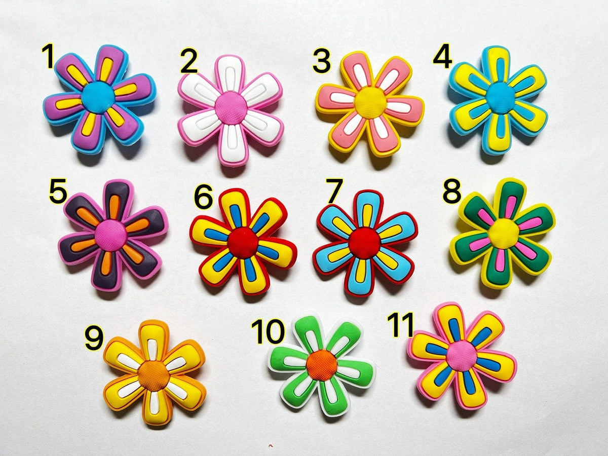 Pick your own Colorful Flowers Design Theme Shoe Charms Best Quality JuliesDecalDesign: #3